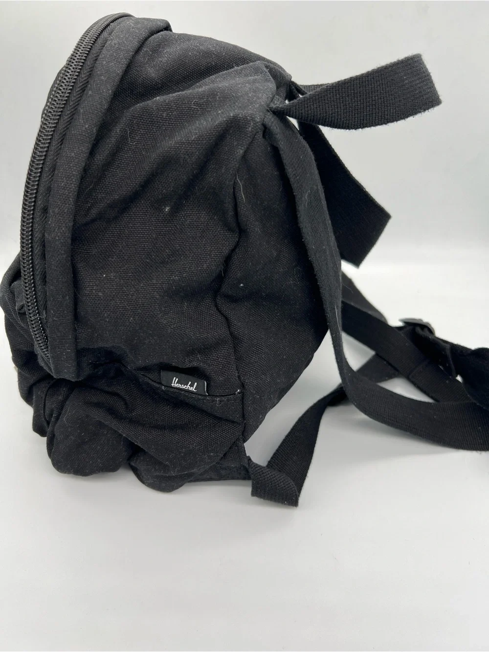 Herschel Supply Company Black Mini Backpack with Front Zip Pocket